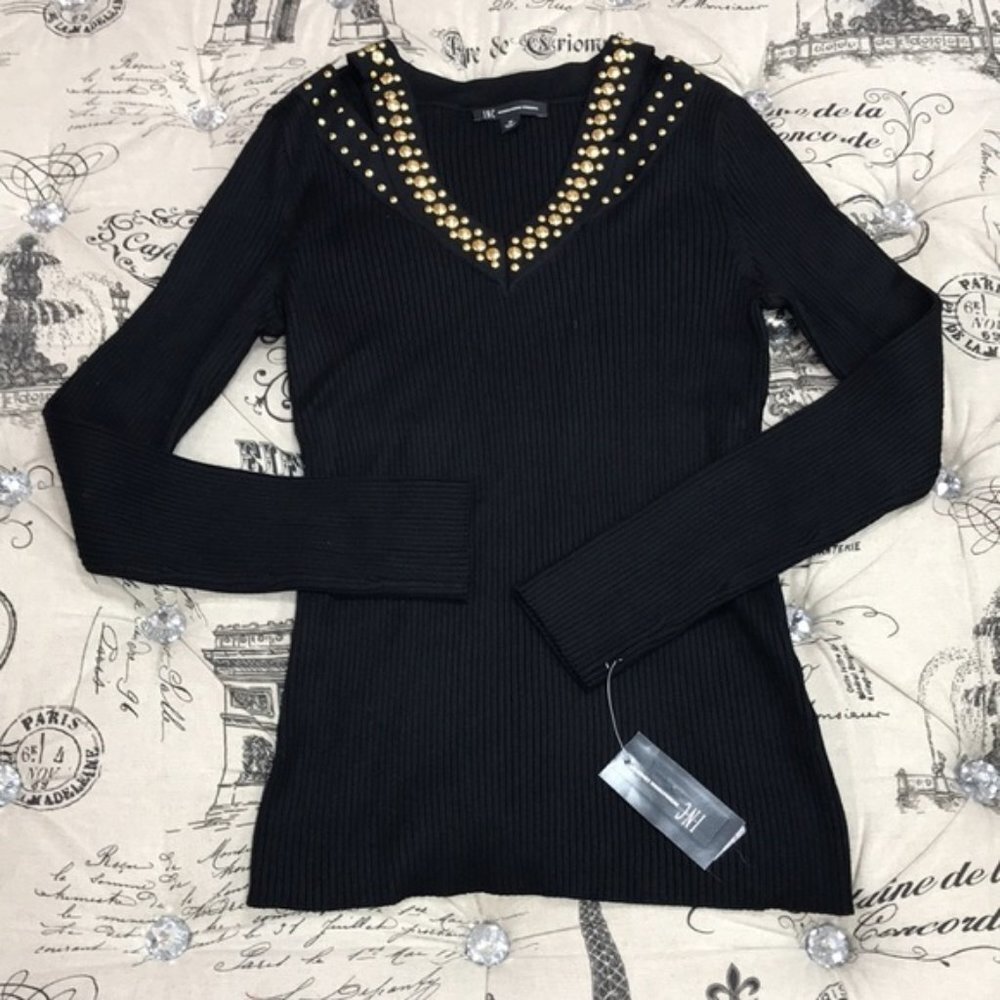 INC Studded Sweater - Picture 3 of 8